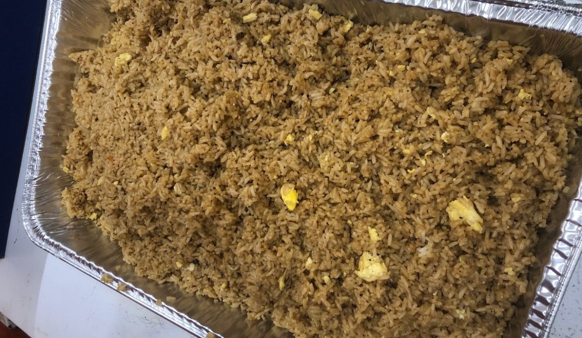 Full Pan of Hibachi Fried Rice